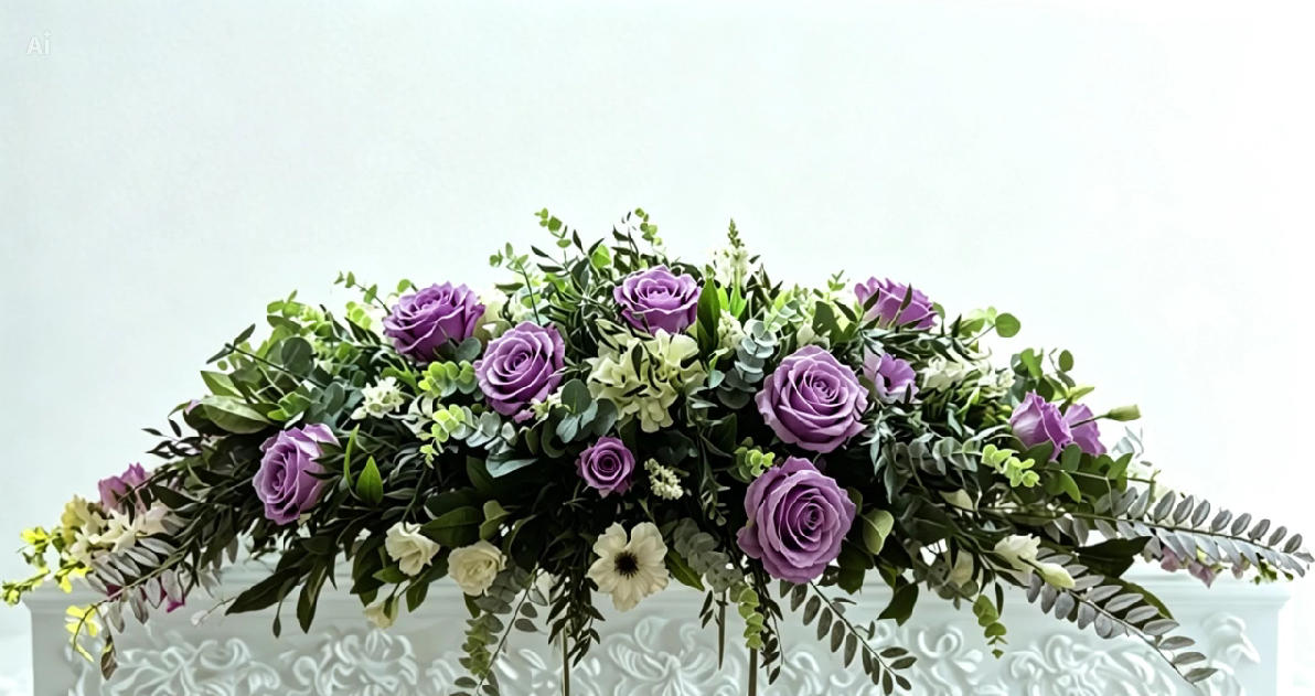 Artificial Coffin Spray Hire £100