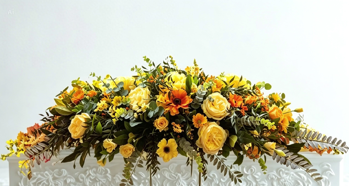 Artificial Coffin Spray Hire £100